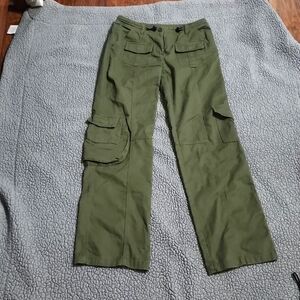Brandy Melville olive green cargo pants size small